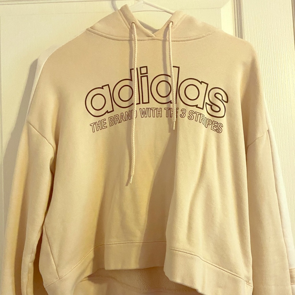 Adidas crop hoodie